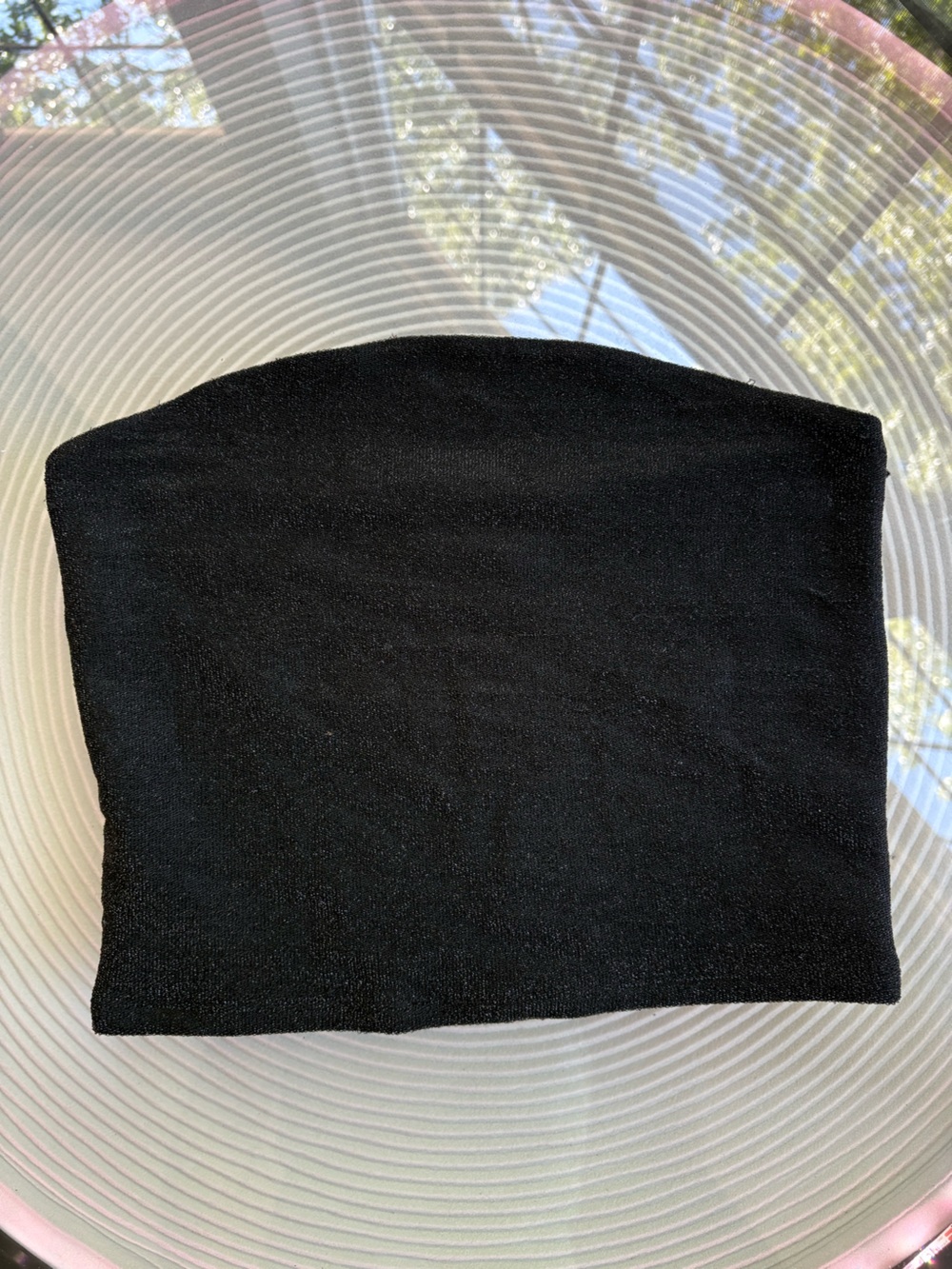 wild fable Black Strapless Top